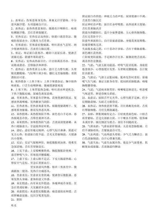 中医诊断歌诀学习版.doc