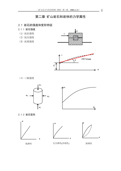 第2章矿山岩石和岩体的力学属性