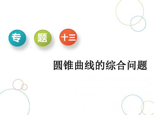 2019年高考数学(理科·重点生)高考专题辅导专题十三  圆锥曲线的综合问题