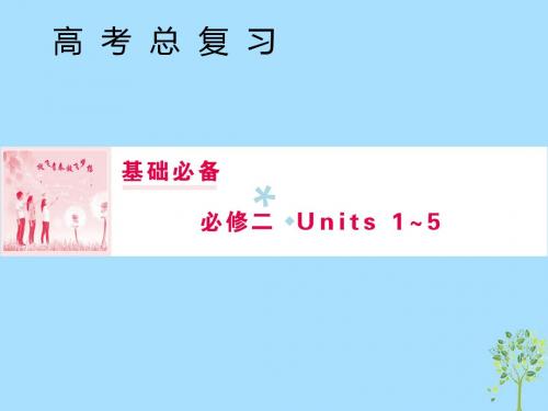 2019届高三英语一轮复习基础必备Unit2TheOlympicGames课件新人教版必修2201809261102