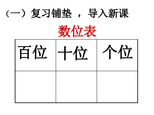 一年级下册数学课件-摆一摆 想一想-人教版