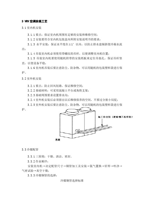 VRV空调安装工艺