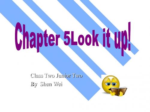 牛津上海版英语八上《Chapter 5 Look it up》