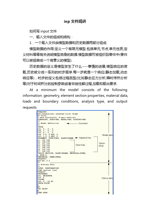 inp文件精讲