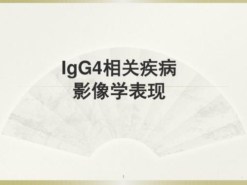 IgG4相关疾病ppt课件