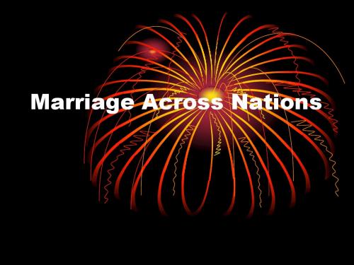 Marriage Across Nations