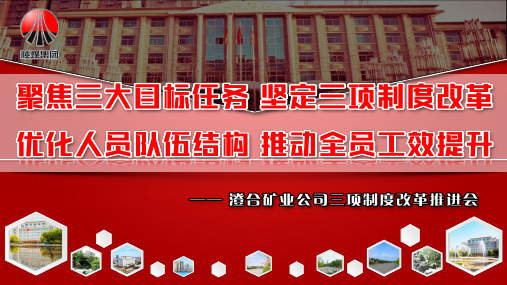 公司三项制度改革推进会图解