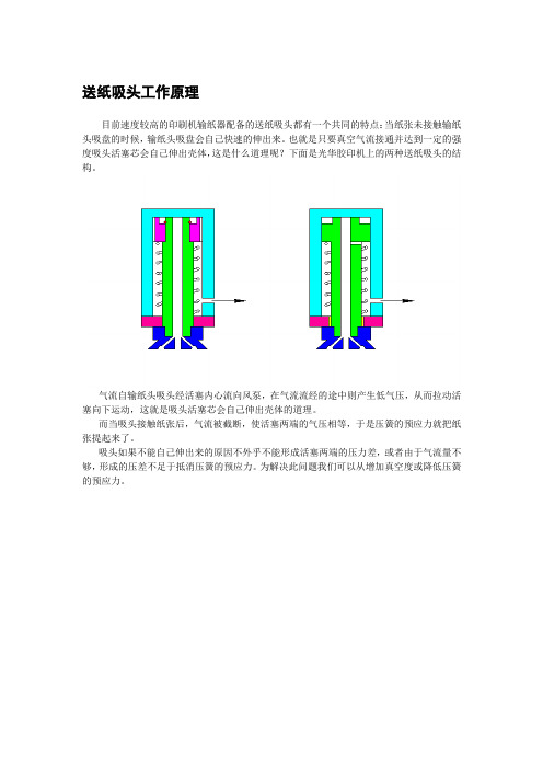 送纸吸头工作原理