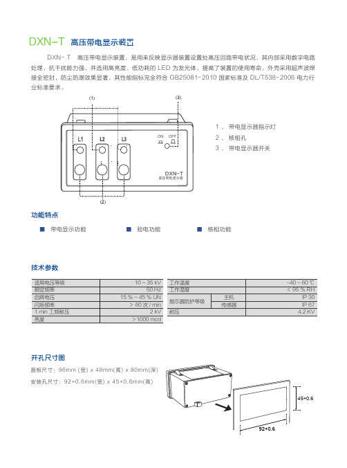 DXN-T高压带电显示装置