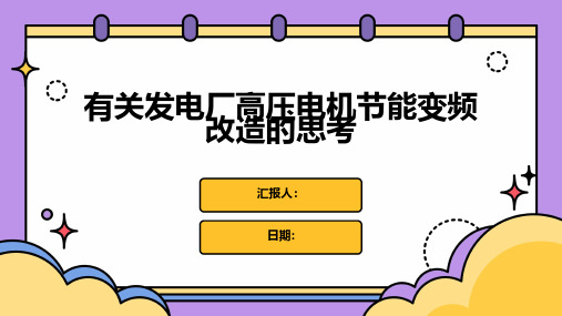 有关发电厂高压电机节能变频改造的思考