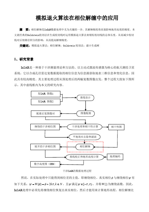 模拟退火算法在相位解缠中的应用