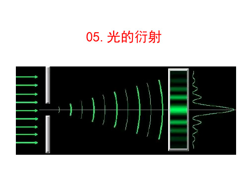 高二物理人教版课件：光的衍射