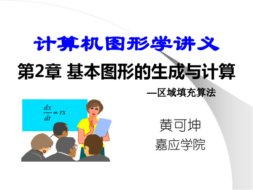 计算机图形学扫描线种子填充算法