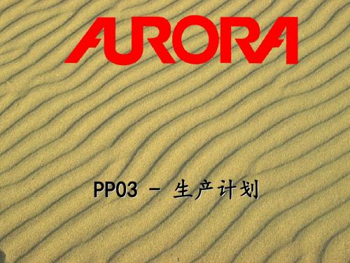 PPT文档-PP0-生产计划