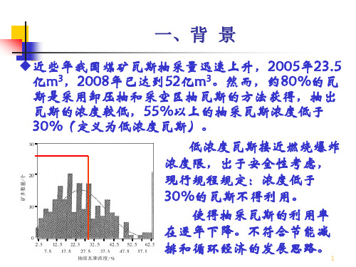 低浓度瓦斯输送安全保障技术PPT课件