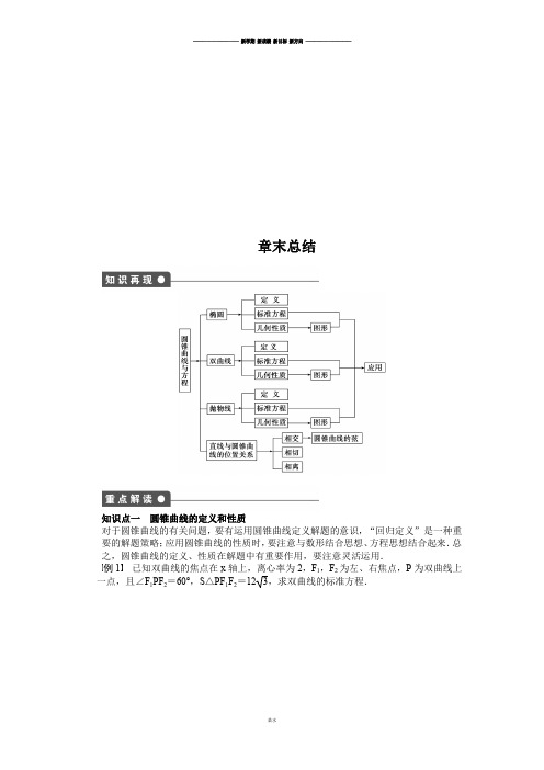 苏教版高中数学选修1-1第2章章末总结.docx