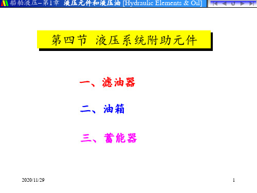 液压系统附件 ppt课件