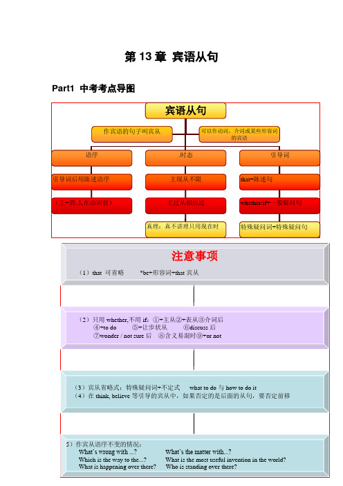 专题13宾语从句(原卷版)