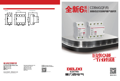 德力西电气 CDB6iGQF(R)自复式过欠保护器产品样本 说明书