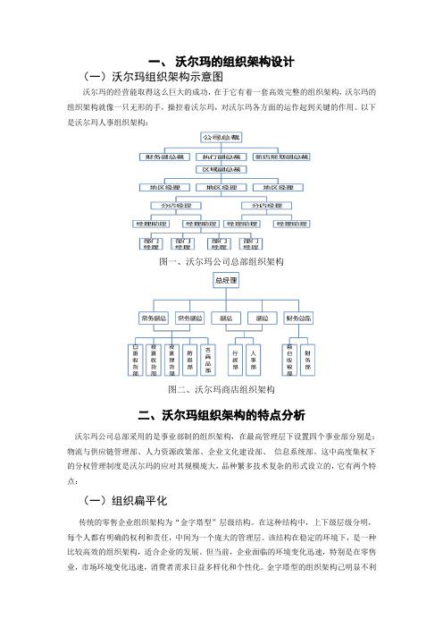 沃尔玛组织架构