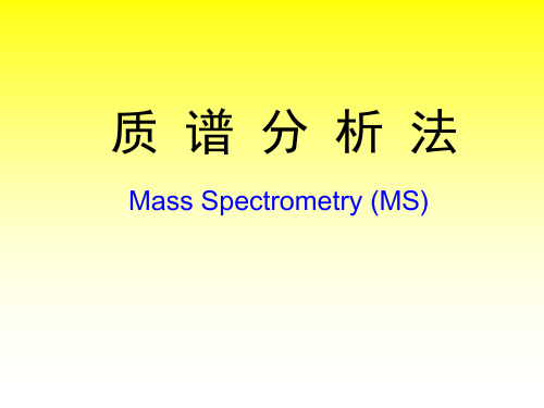 MS  质谱