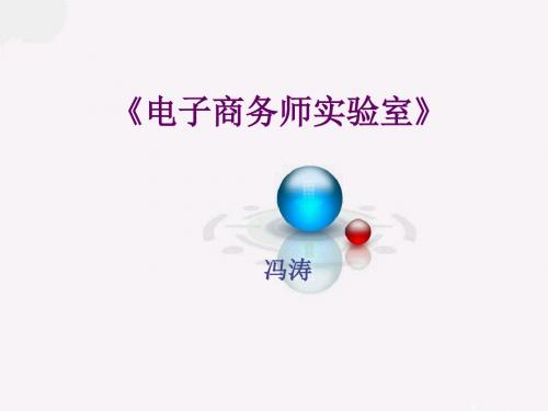 助理电子商务师-B2C讲义