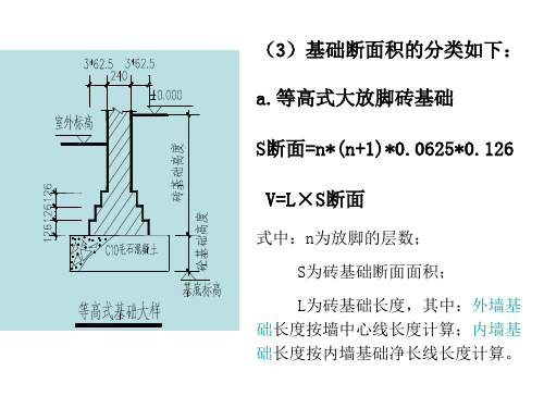 砖基础大放脚公式.ppt