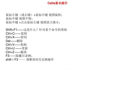 CATIA常用设置解读