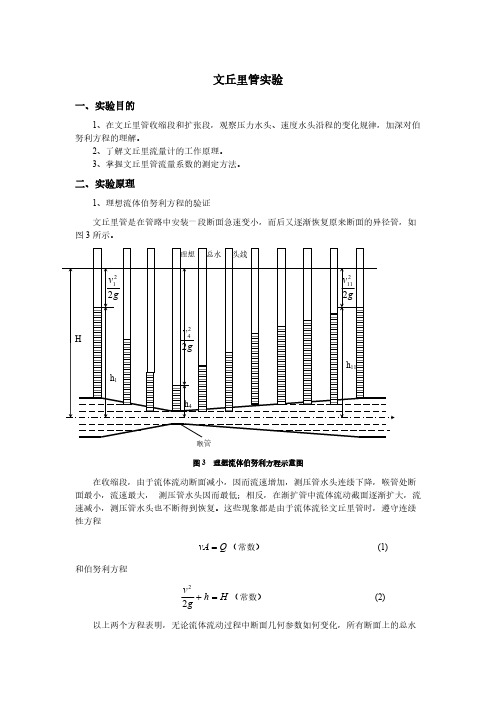 文丘里管实验-陈娟