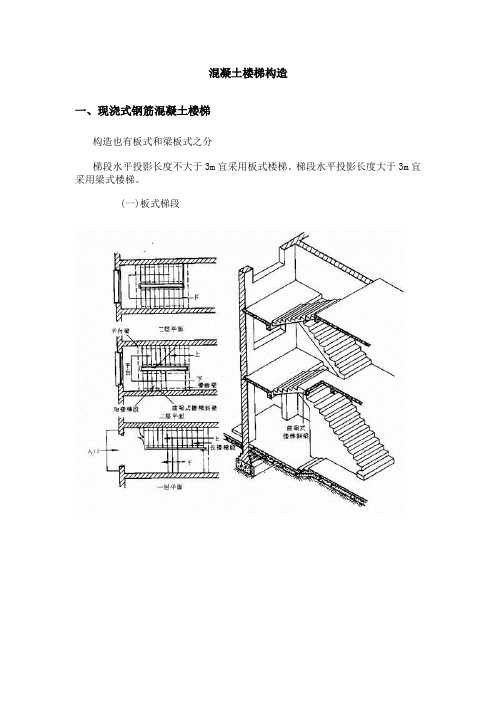 混凝土楼梯构造