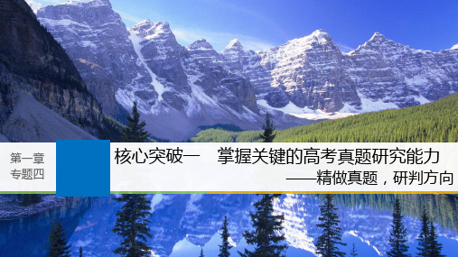 2019届高考一轮复习备考资料之语文(江苏专用)课件:第一章+语言文字的运用+专题四+核心突破一