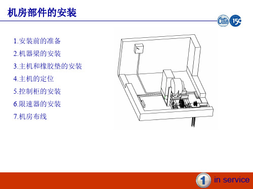 西子OTIS安装资料―机房部件的安装