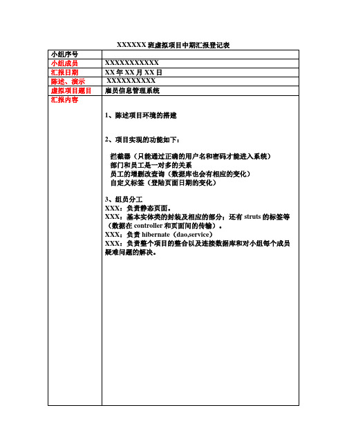 雇员管理信息系统