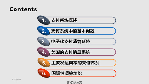 国际结算学国际银行清算与支付系统