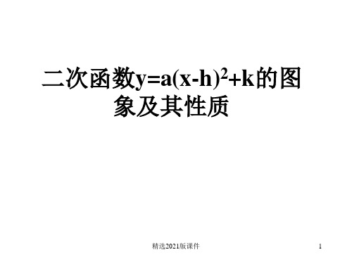 -二次函数图像与性质(左右及上下平移)