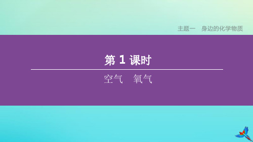 2020年中考化学复习方案主题一身边的化学物质第01课时空气氧气课件