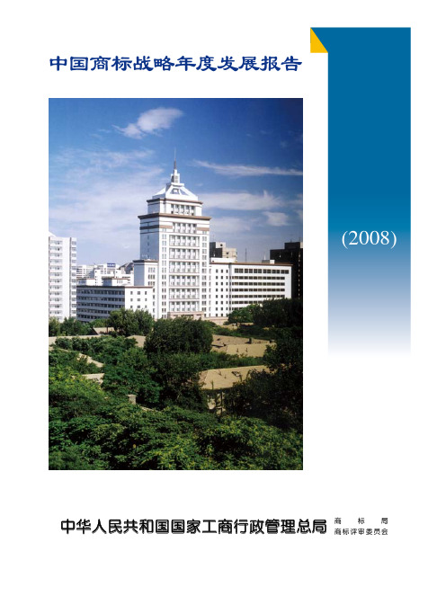 2008年中国商标战略年度发展报告