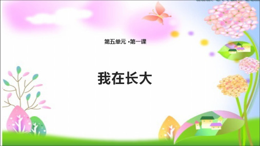 最新教科版小学二年级下册道德与法治13 我在长大 课件(共13张PPT)