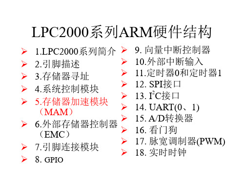 第4章  LPC2000系列ARM硬件结构(5～9)