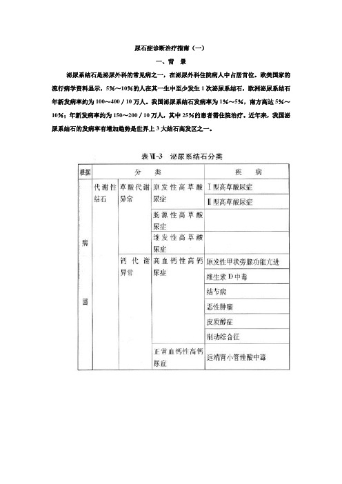 2019年尿石症诊断治疗指南.doc