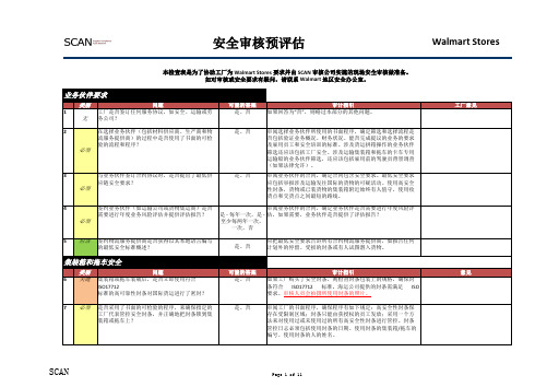 SCAN评分标准