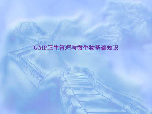 GMP卫生管理及微生物基础知识培训