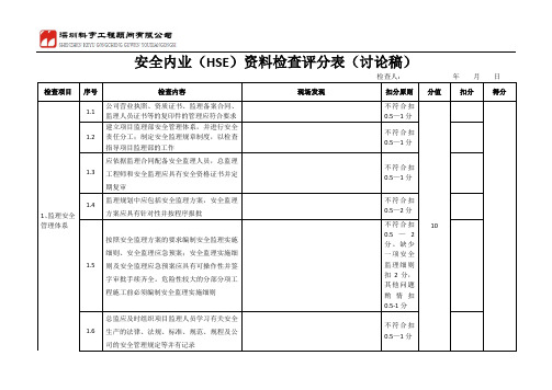 03.安全内业资料检查表(试行)20161104