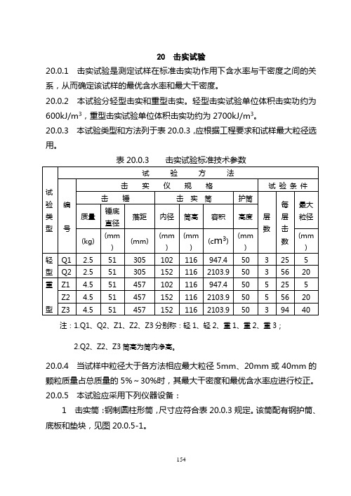 20  击实试验