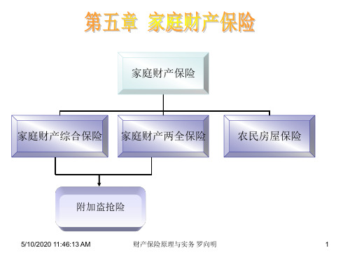 《家庭财产保险》PPT课件