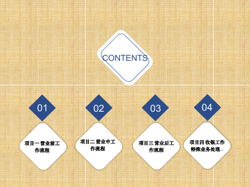 收银操作流程