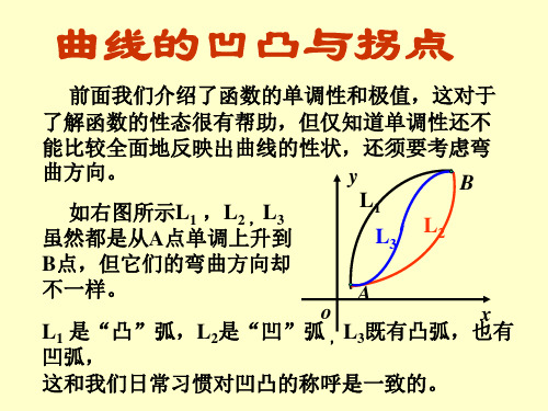 高等数学4-5曲线的凹凸与拐点