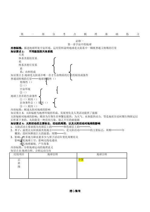 天津高中地理会考 一飞冲天知识点电子版