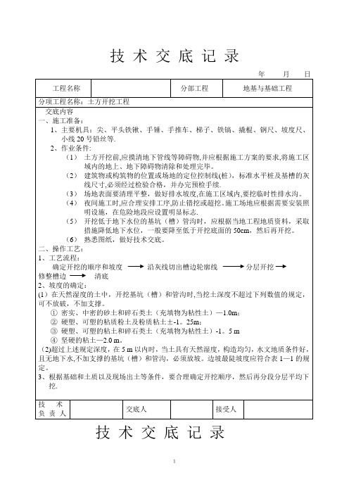 施工技术交底大全(土建部分77个)