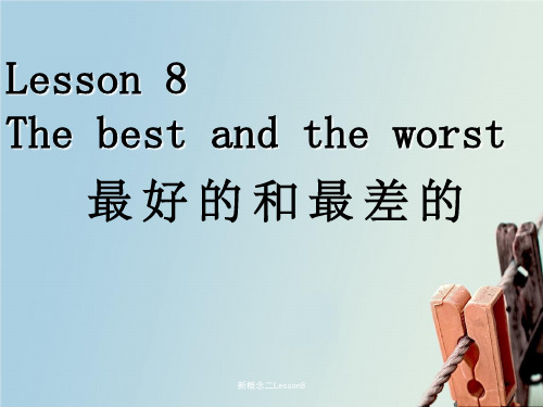 新概念二Lesson8